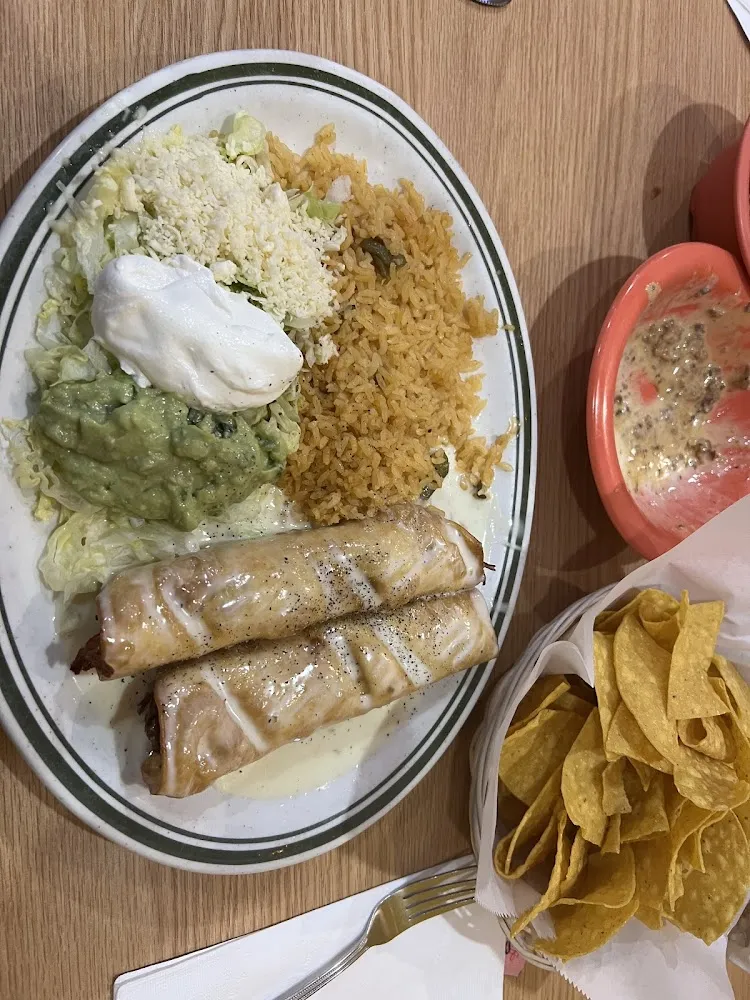 Chicken Chimichanga Dinner
